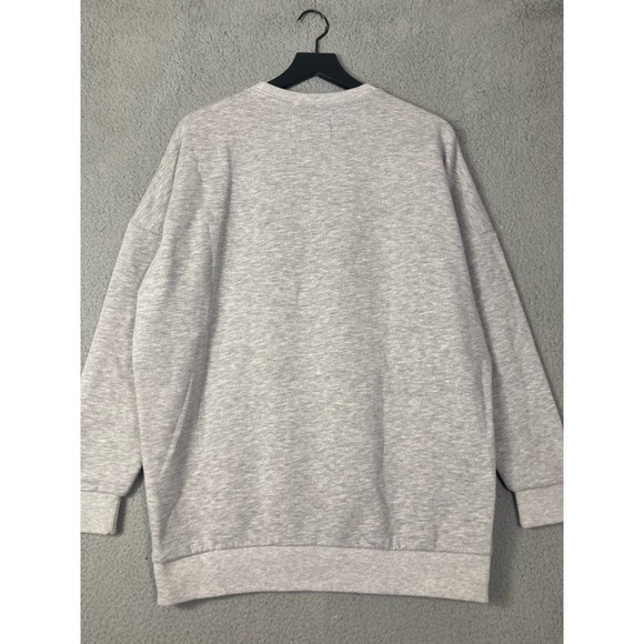 Superdry Women's S Gray Sparkle Crewneck Sweatshirt Skater Casual‎ - Picture 11 of 11